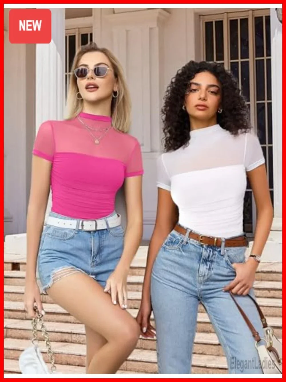 Short Sleeve Bodysuit Turtle Neck Mesh Sheer Going Out Top Shapewear